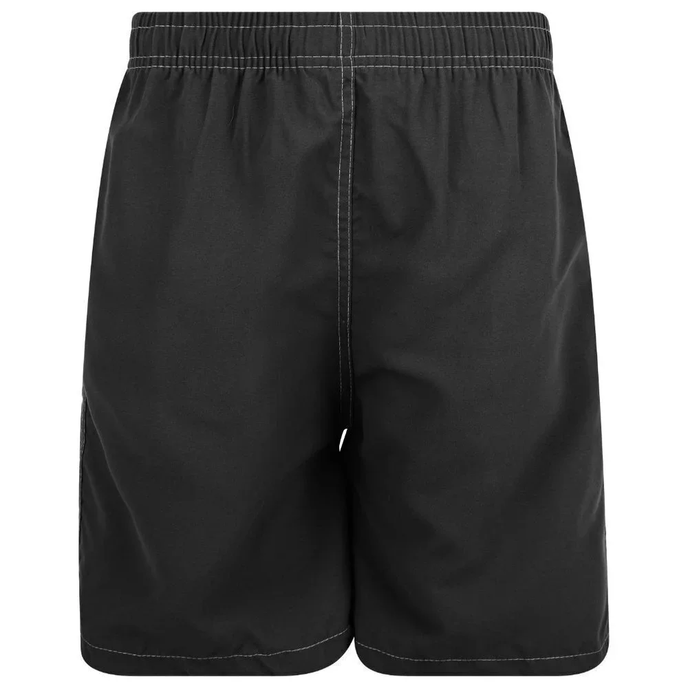 Boys Swim Trunks, Swimsuit Board Shorts, Elastic Bathing Suit, Black, NEW